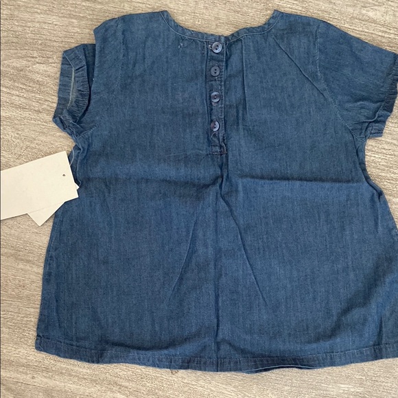 Blue Embroidered Top - Picture 4 of 4